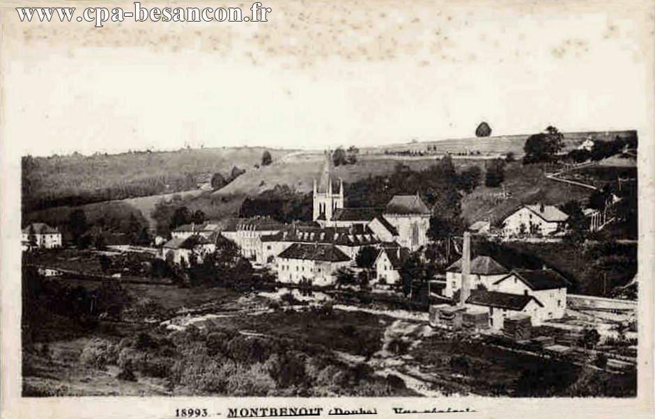 18993. - MONTBENOIT (Doubs). - Vue générale
